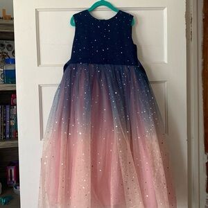Glamulice Princess Sparkle Tulle Dress Flower Girls Ombre Dresses